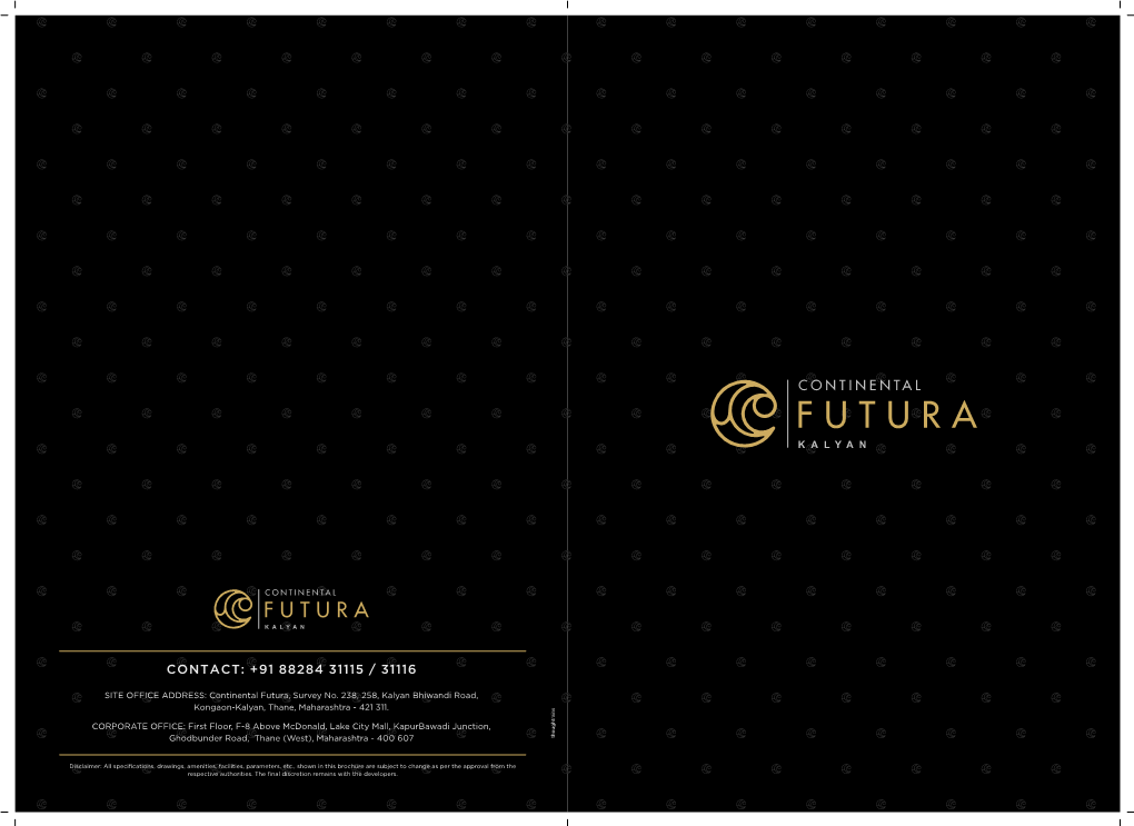 9X13 in Continental Futura Brochure 1 to 20