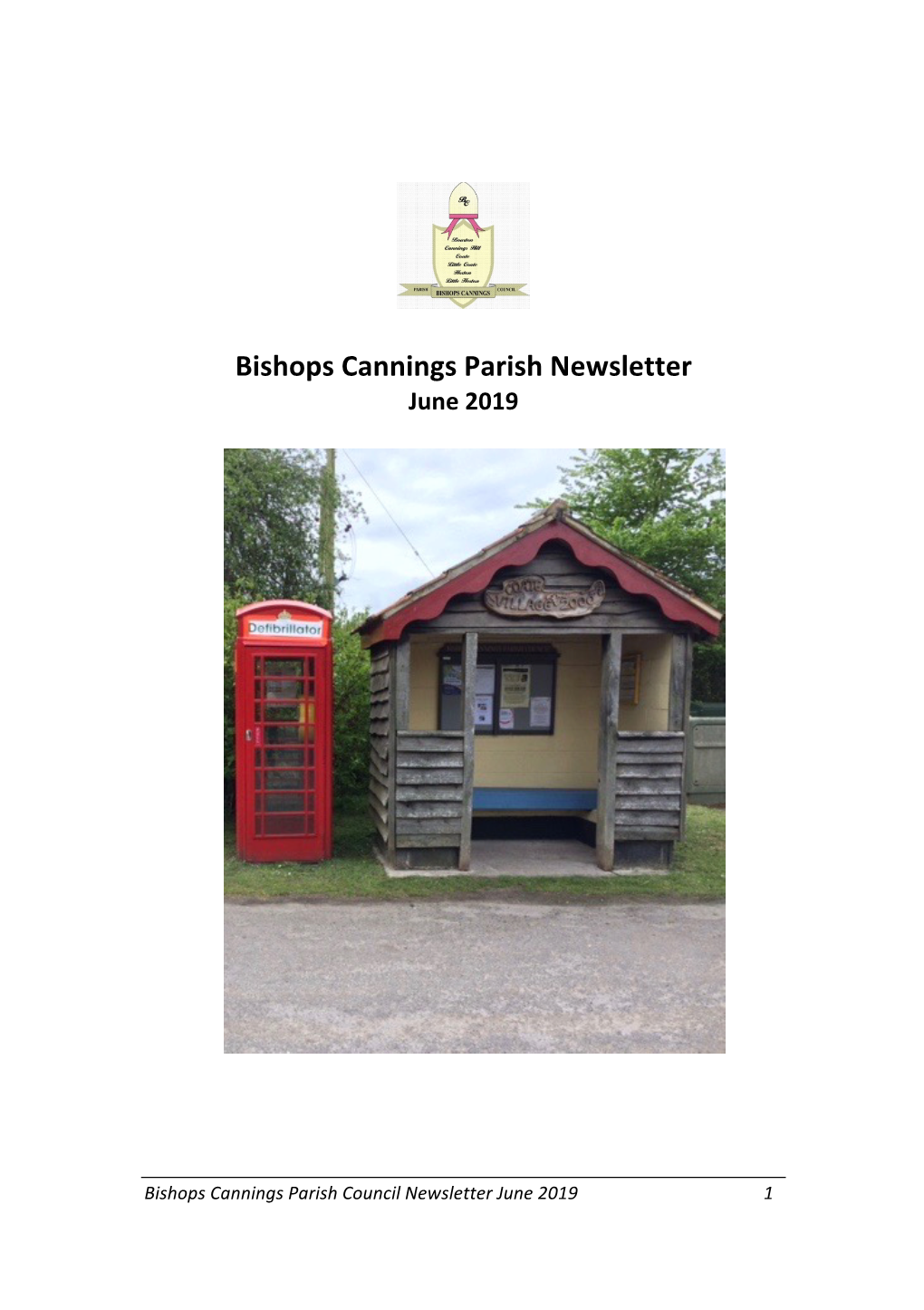 Bishops Cannings Parish Newsletter June 2019