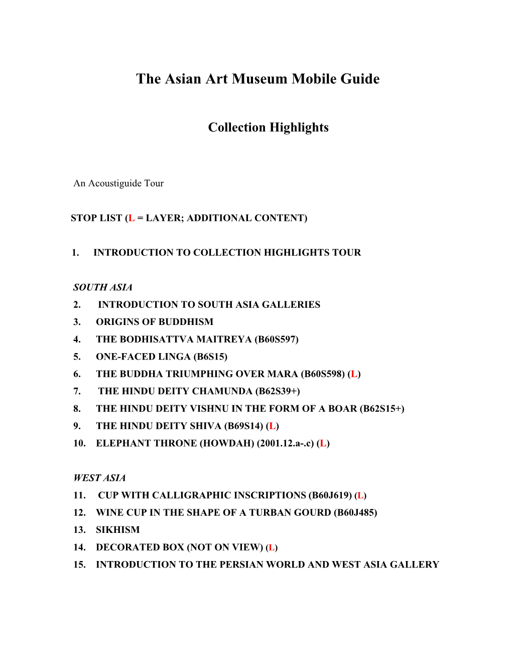 AAM Mobile Guide