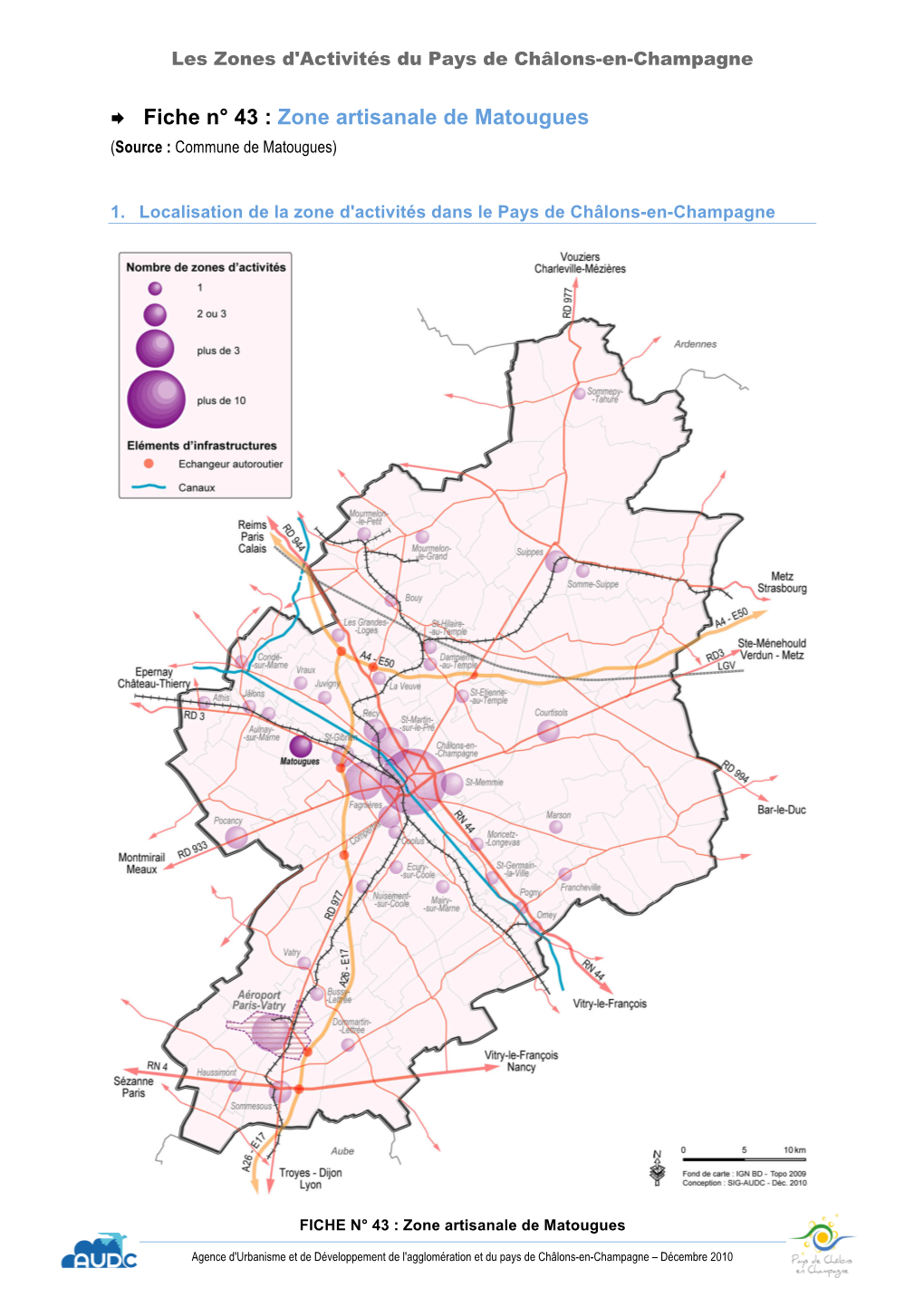 Zone Artisanale De Matougues (Source : Commune De Matougues)