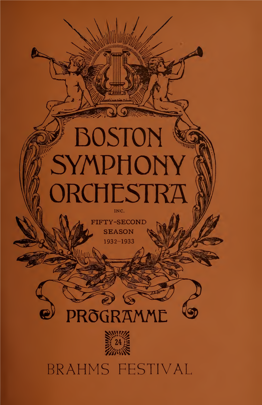 Boston Symphony Orchestra Concert Programs, Season 52,1932-1933