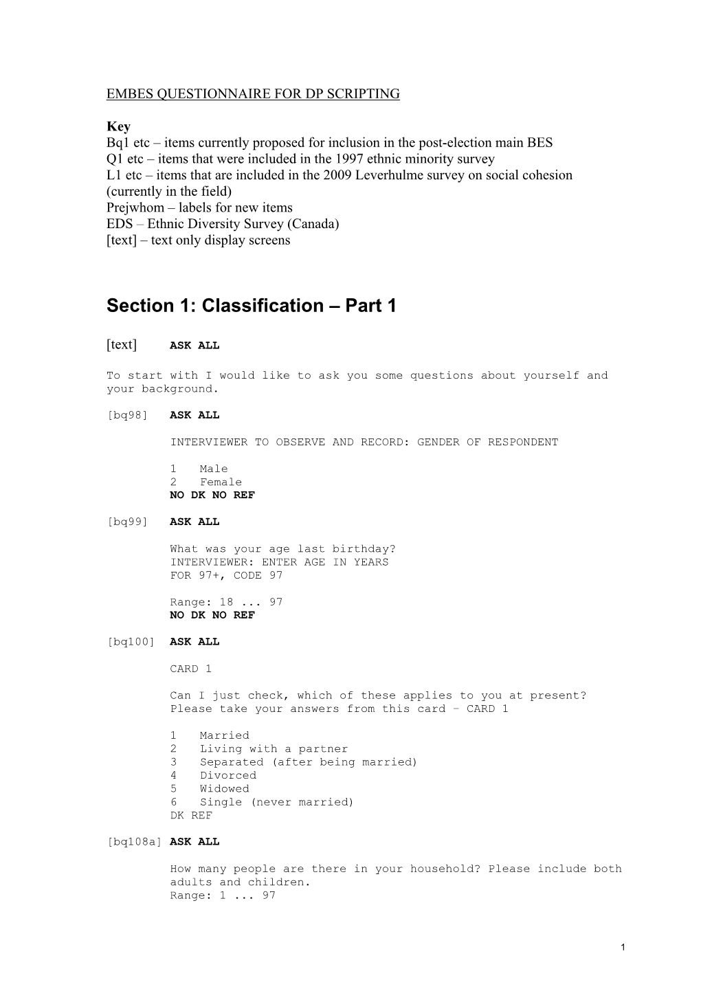 Classification – Part 1