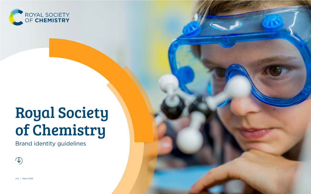 Brand Guidelines Are a Reflection of the Royal Society of Chemistry’S Exciting Strategic Ambition and the Impact That We Want to Have on the Chemical Sciences