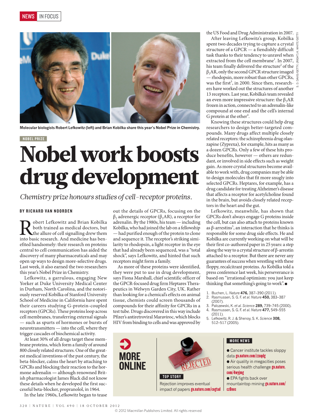 Nobel Work Boosts Drug Development