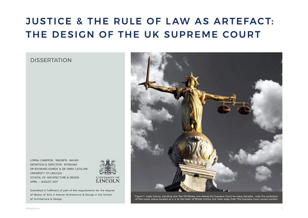 Justice & the Rule of Law As Artefact