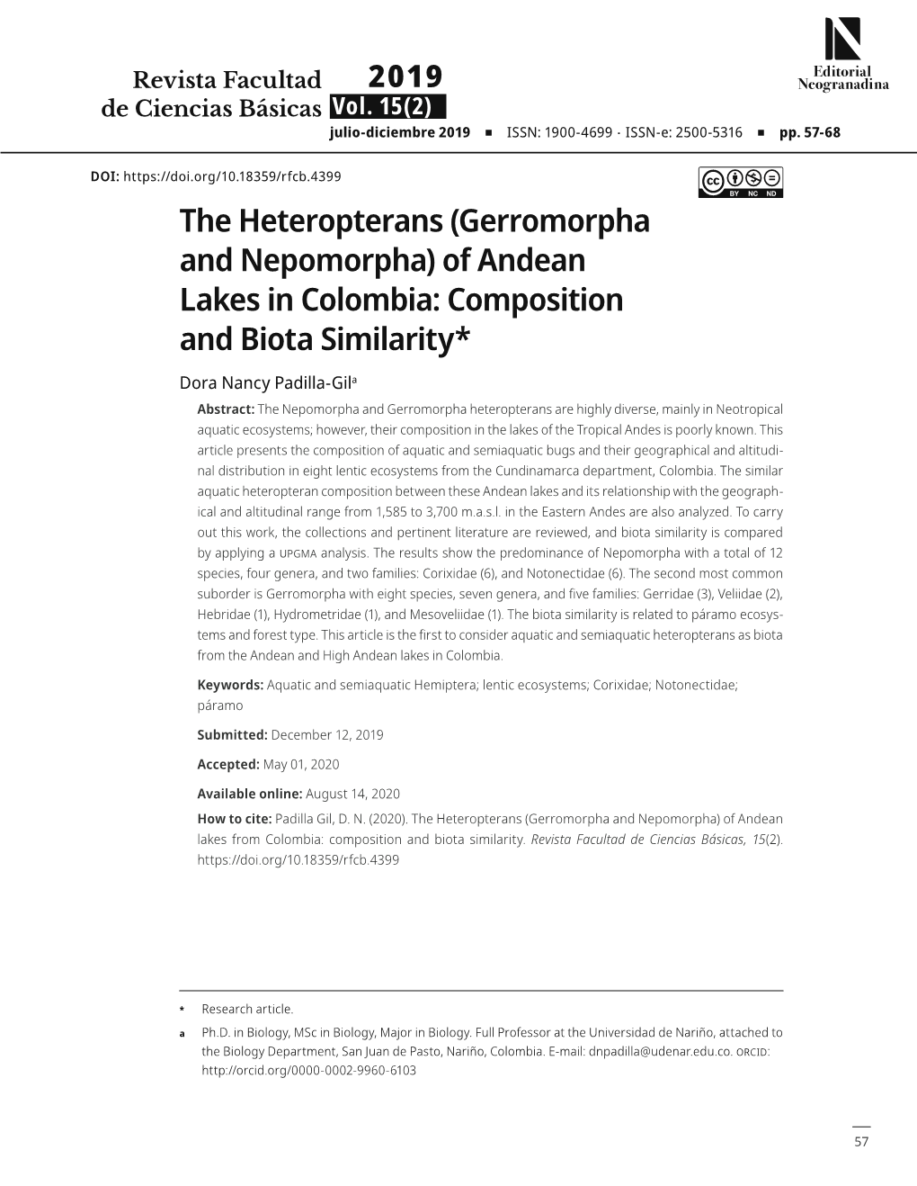 The Heteropterans (Gerromorpha and Nepomorpha)