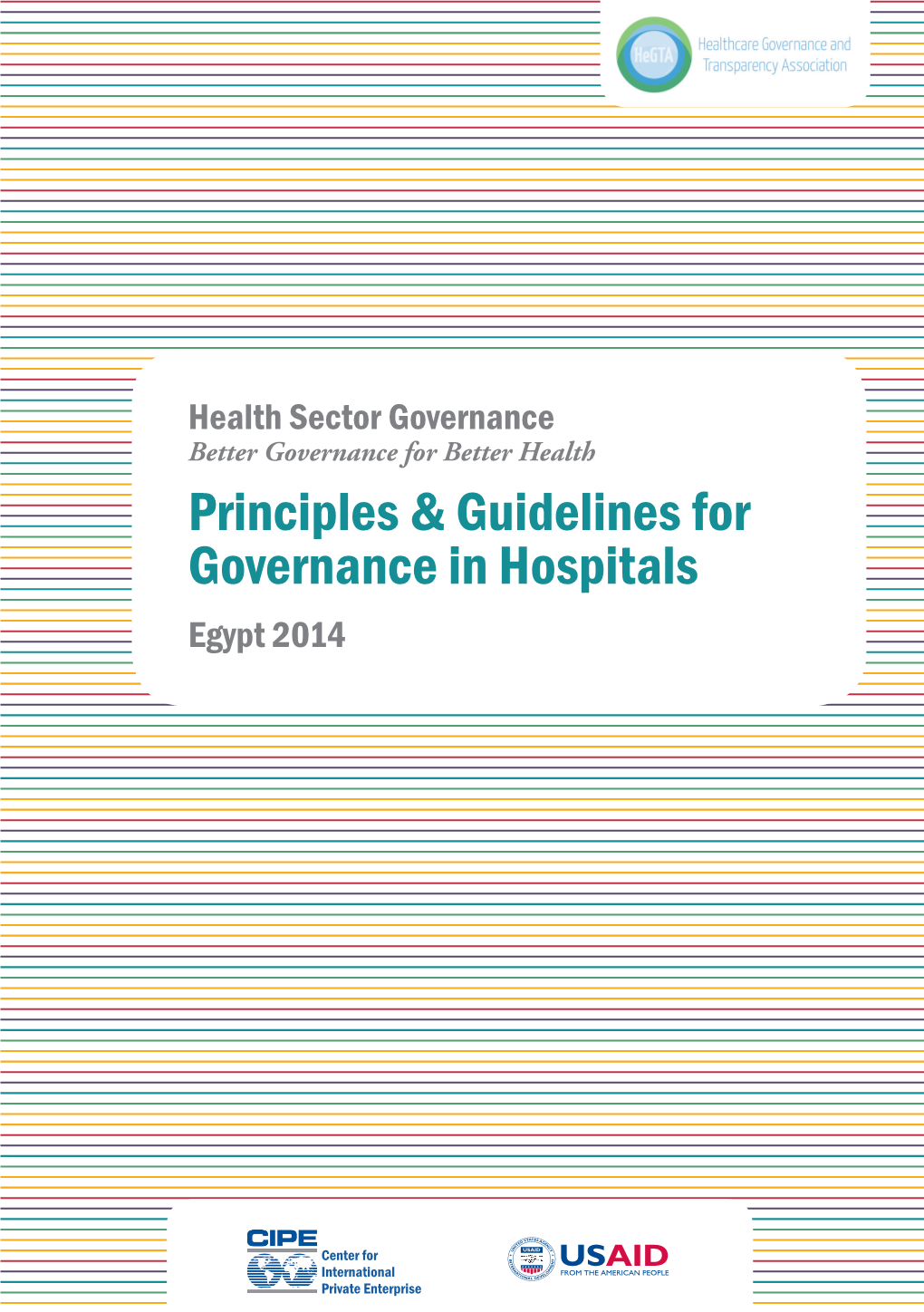 Principles & Guidelines for Governance in Hospitals