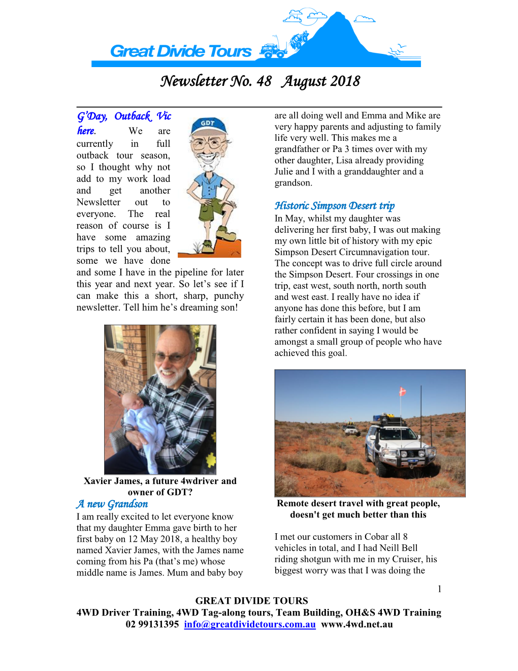 Newsletter No. 48 August 2018