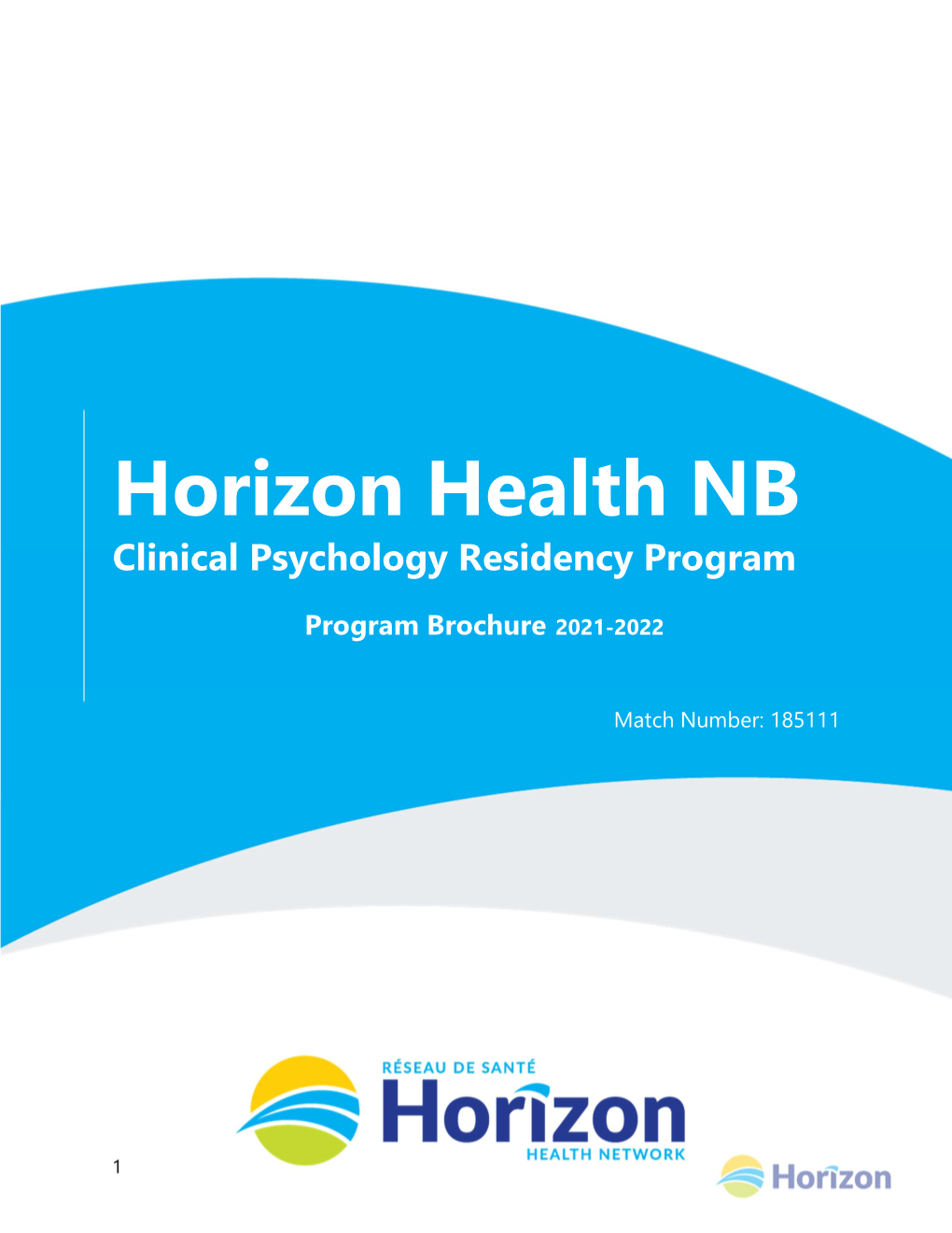 Horizon Health NB Clinical Psychology Residency Program