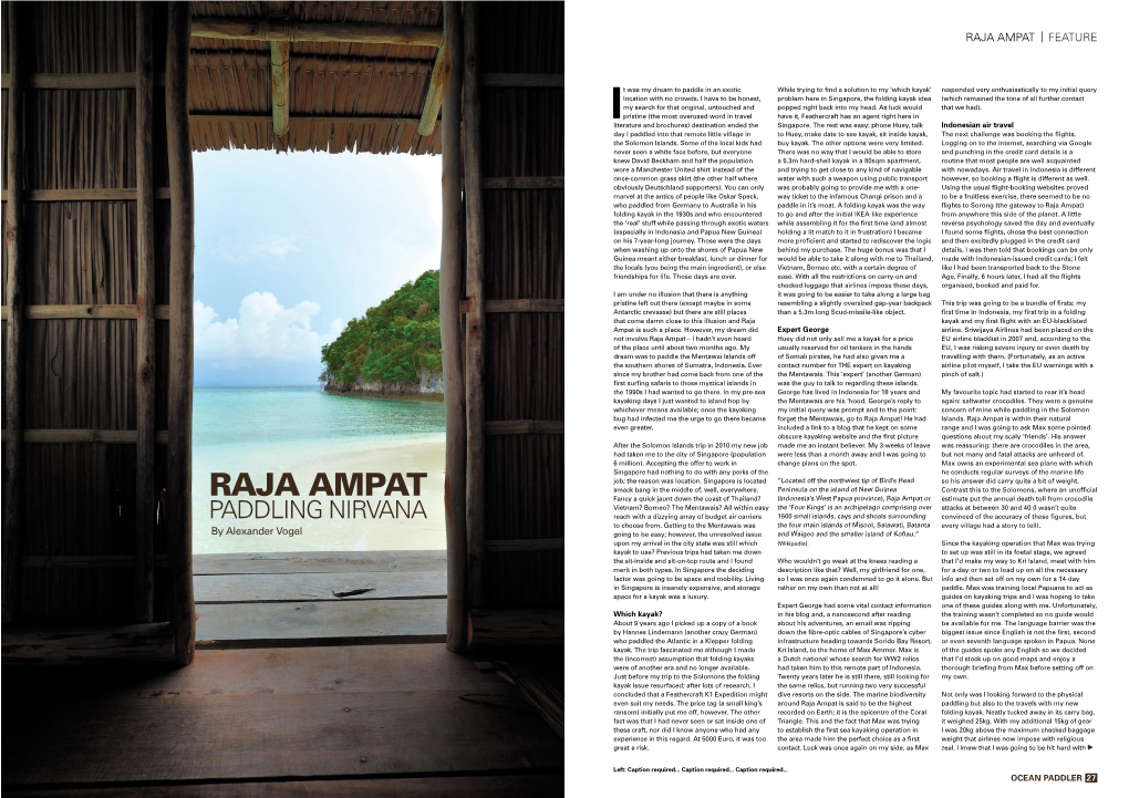 Raja Ampat Feature