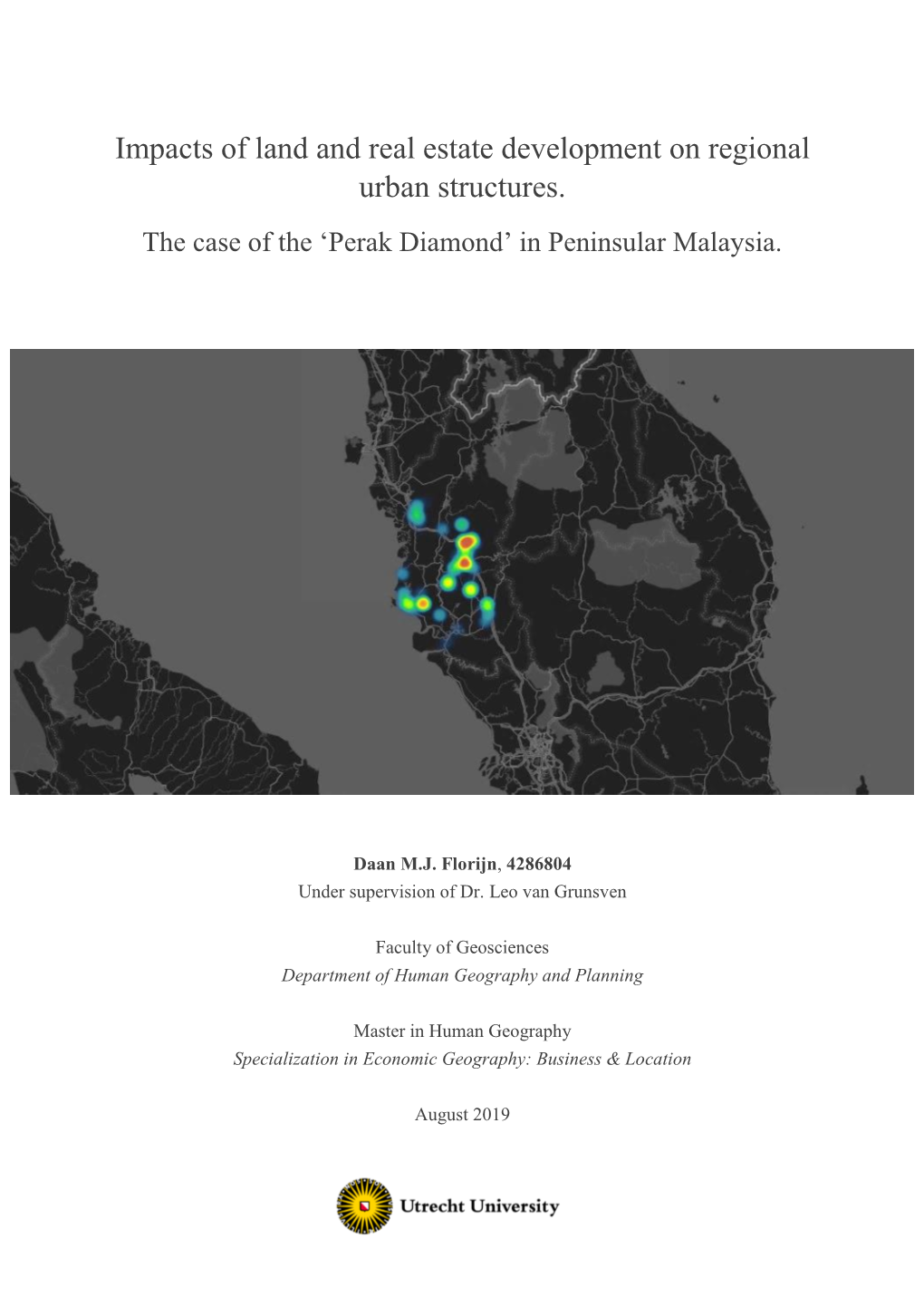 Impacts of Land and Real Estate Development on Regional Urban Structures