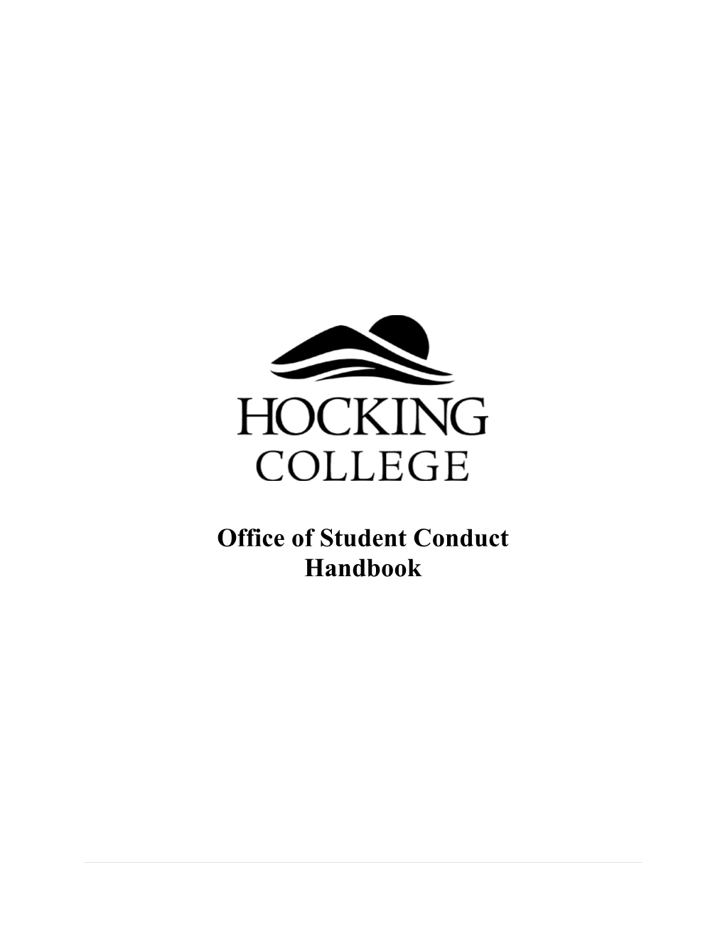 Office of Student Conduct Handbook