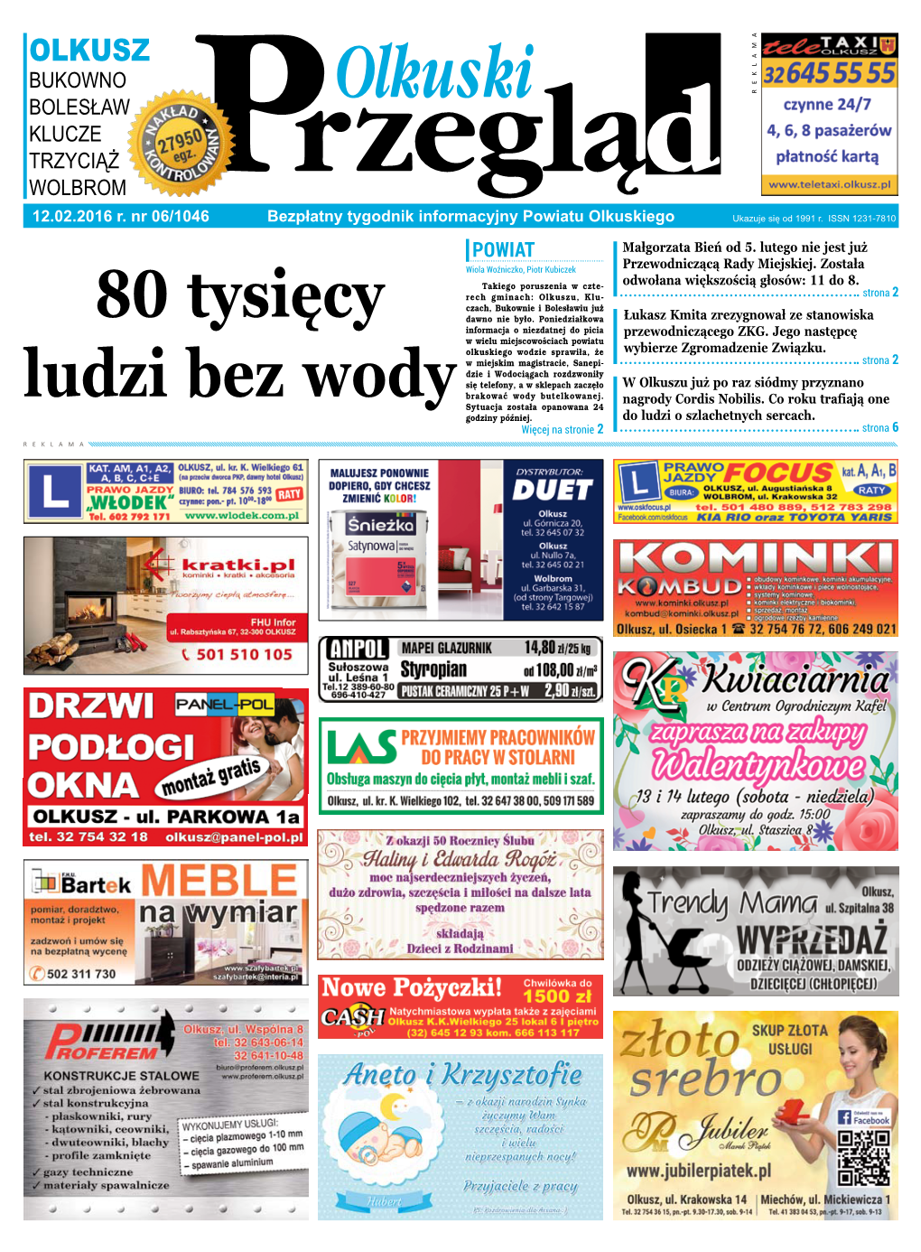 80 Tysięcy Ludzi Bez Wody