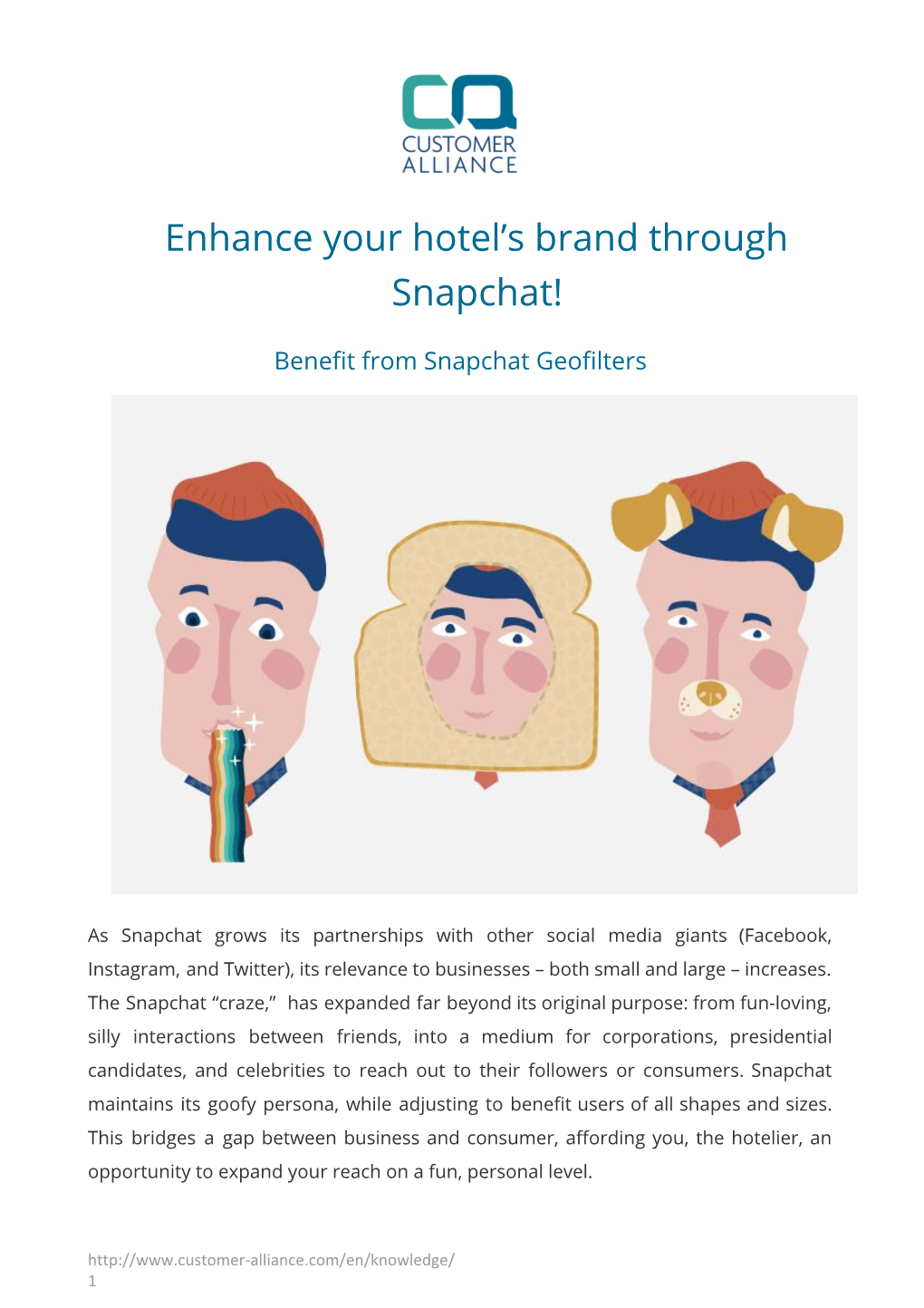 Enhance Your Hotel's Brand Through Snapchat!