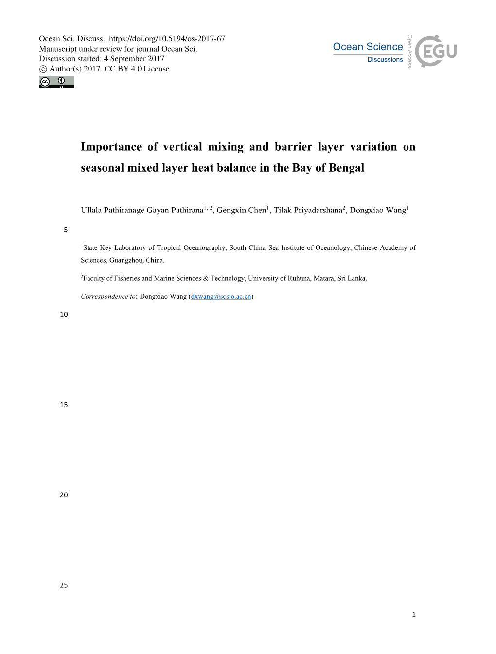 Importance of Vertical Mixing and Barrier Layer Variation on Seasonal Mixed Layer Heat Balance in the Bay of Bengal