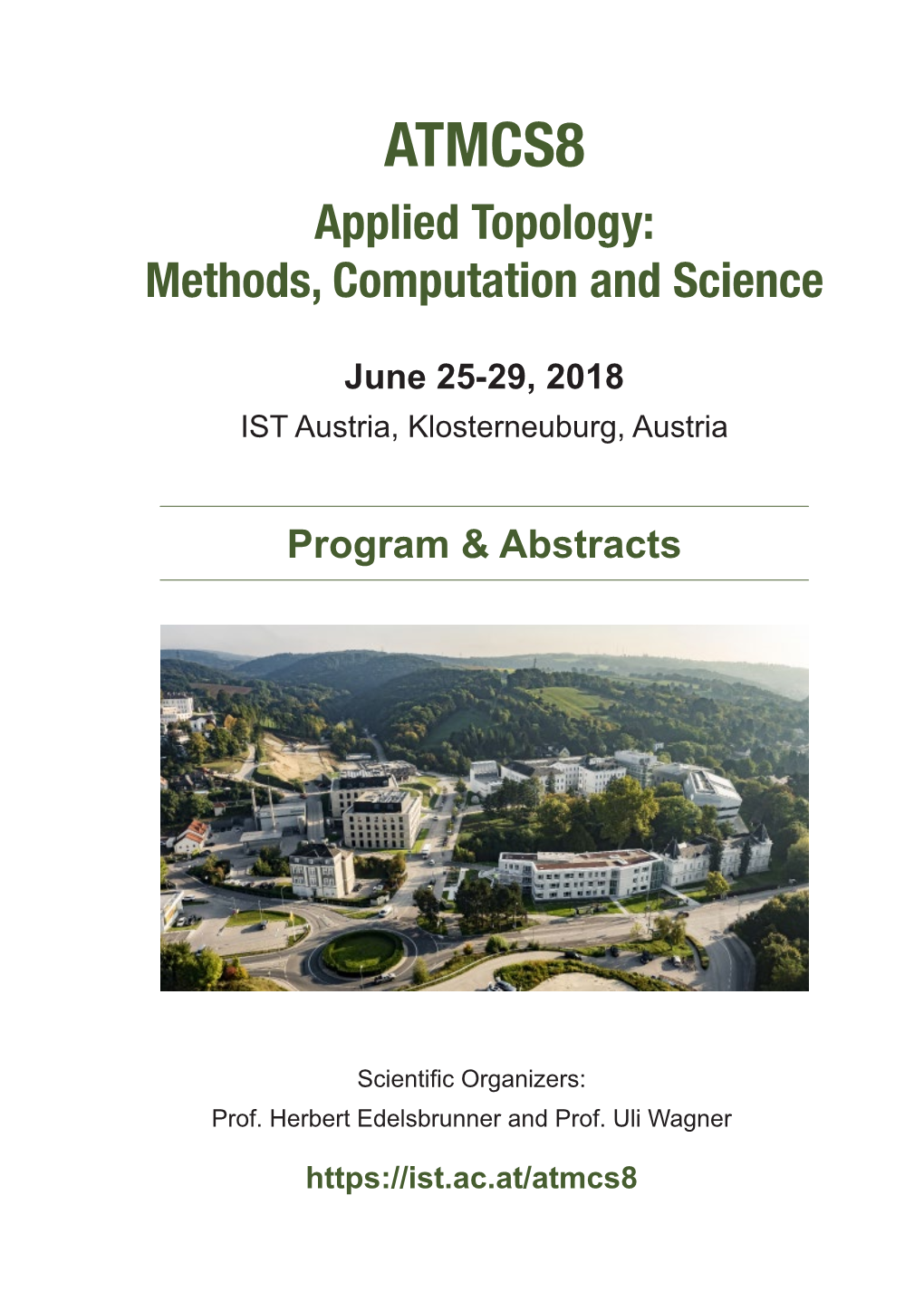 ATMCS8 Applied Topology: Methods, Computation and Science