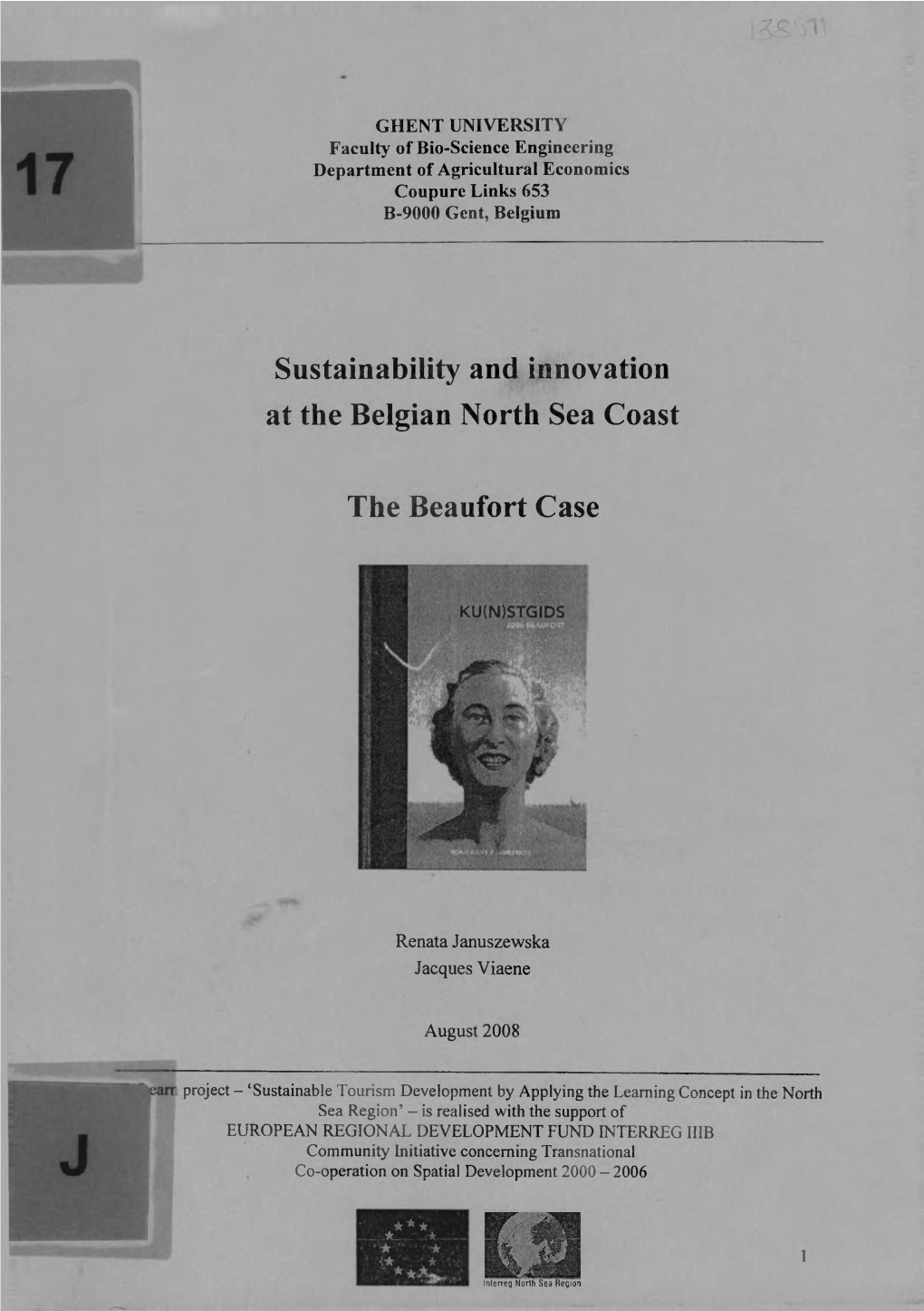 Sustainability and Innovation at the Belgian North Sea Coast The