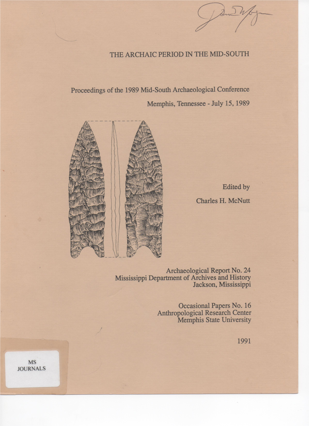 The Archaic Period in the Mid-South