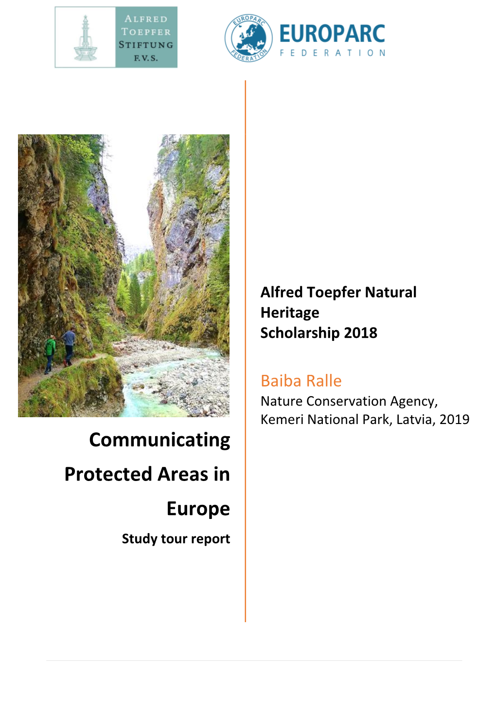 Pdfats 2018 Communicating Protected Areas in Europe Baiba