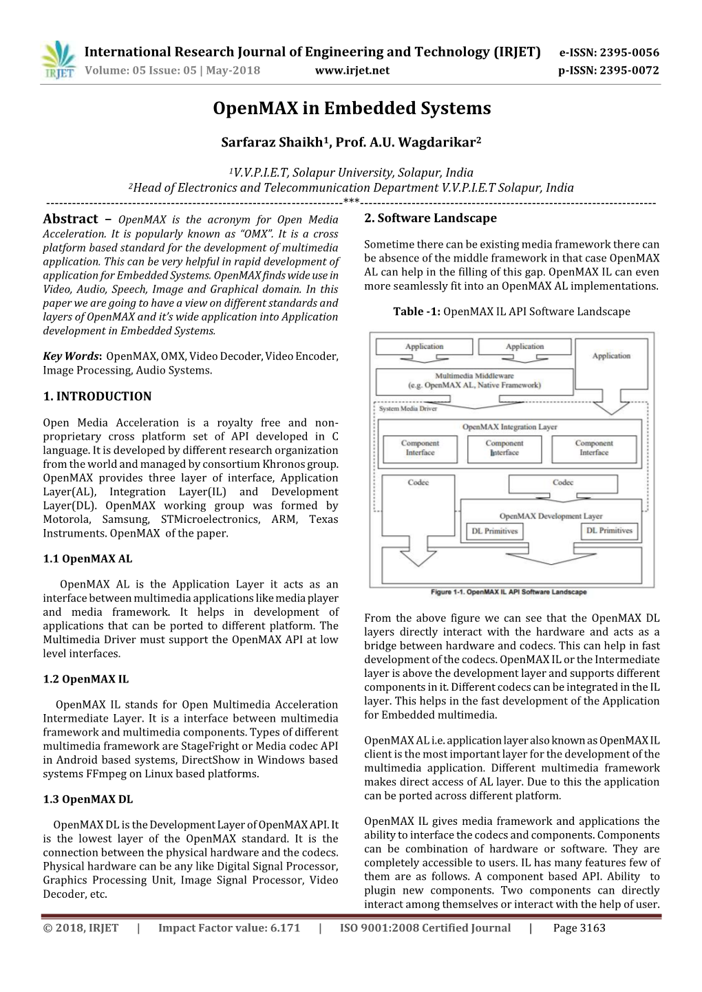 Openmax in Embedded Systems