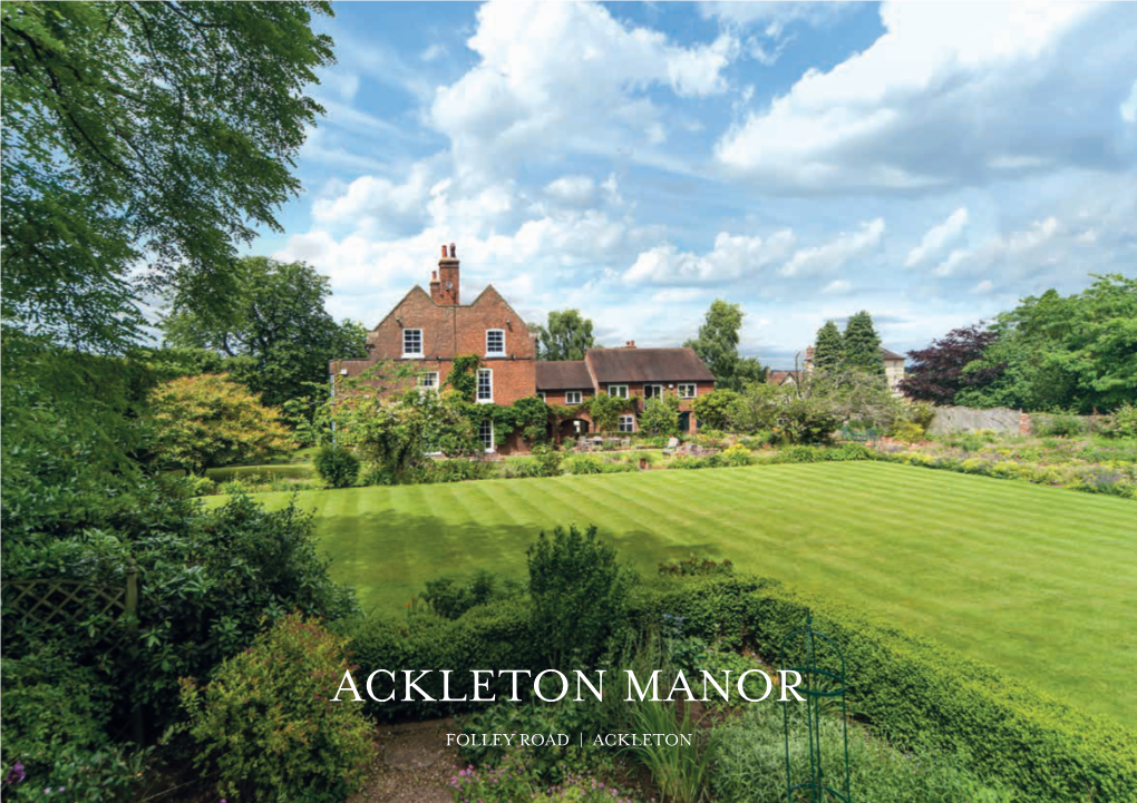 Ackleton Manor Folley Road | Ackleton