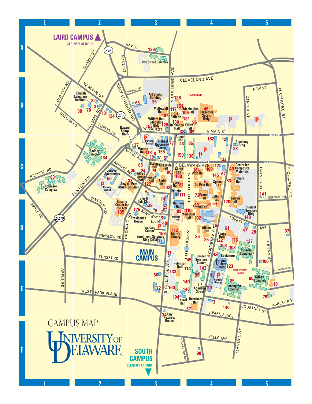 2007 UD PDF Map:Map Layout
