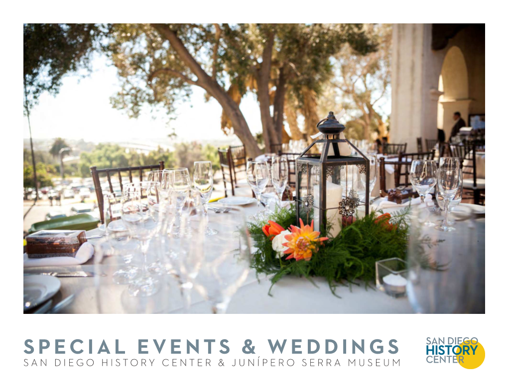 Special Events & Weddings