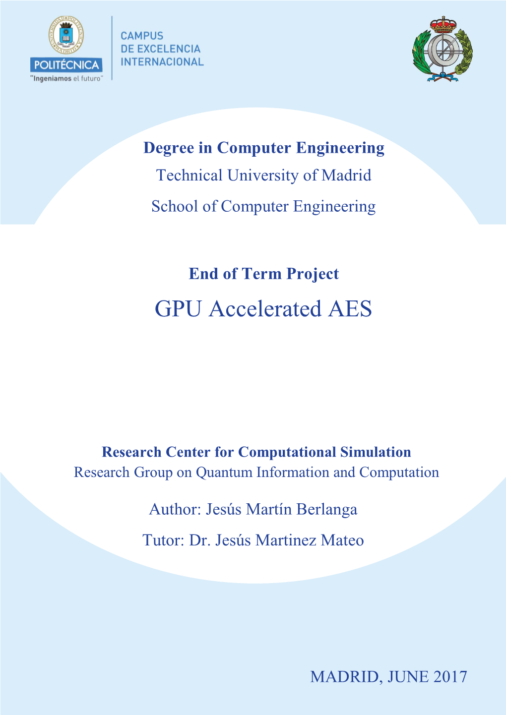 GPU Accelerated AES