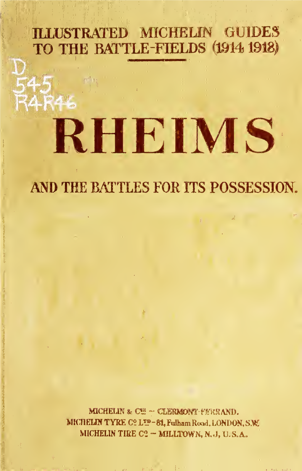 Rheims and the Battles for Its Possession