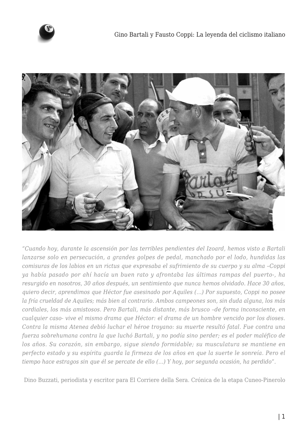 Gino Bartali Y Fausto Coppi: La Leyenda Del Ciclismo Italiano