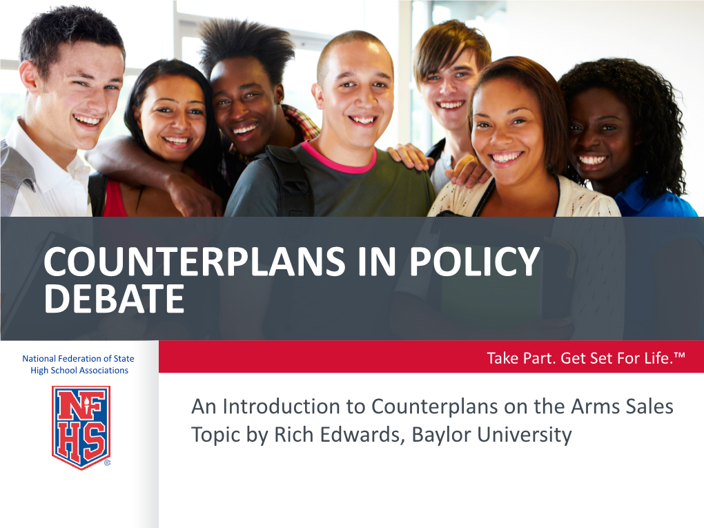 Counterplans in Policy Debate