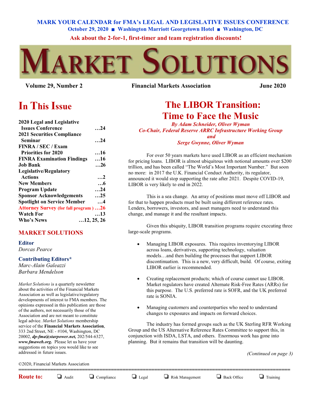 MARKET SOLUTIONS Large-Scale Programs