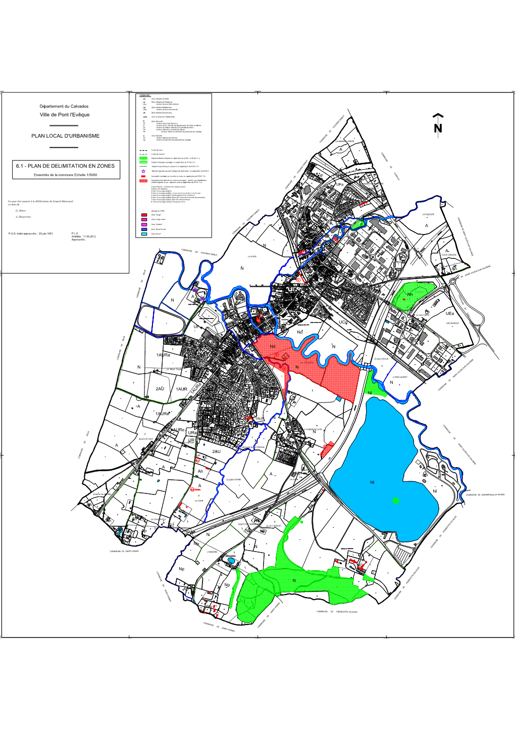 Ville De Pont L'evêque AUR Zone a Urbaniser Résidentielle