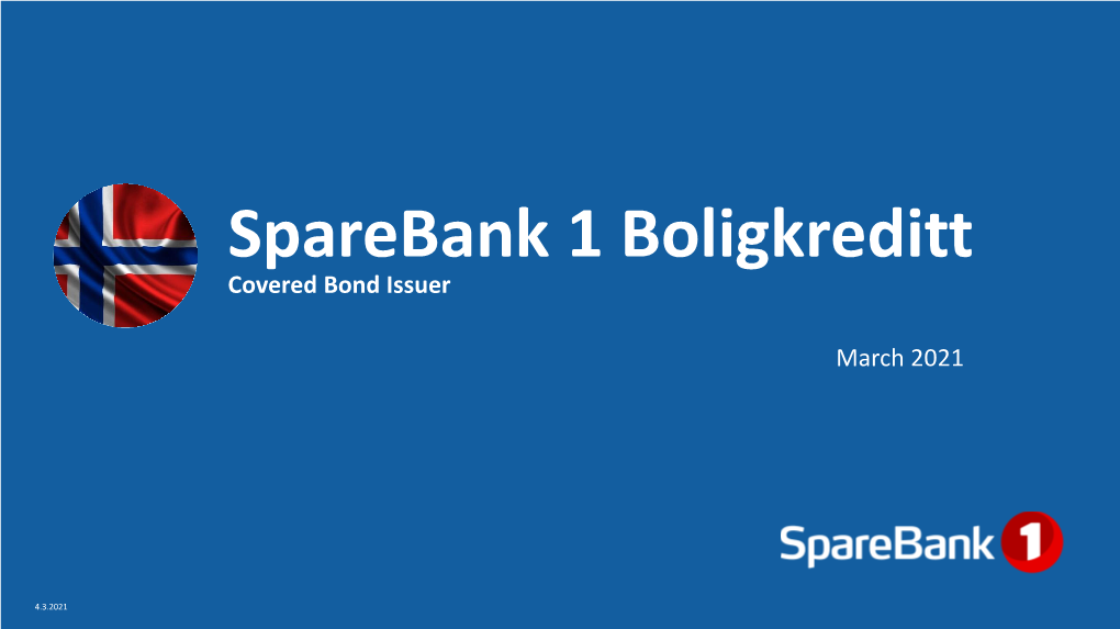 Sparebank 1 Boligkreditt Covered Bond Issuer