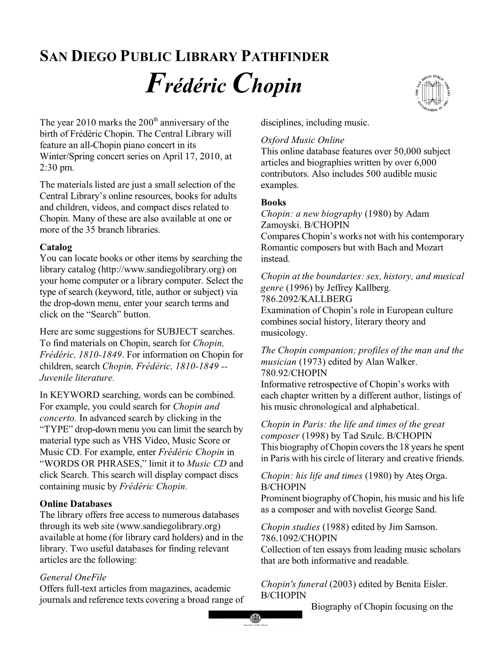 Frédéric Chopin Chopin