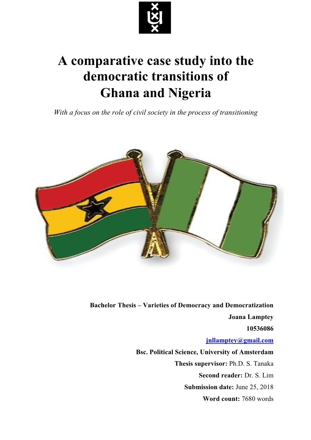 A Comparative Case Study Into the Democratic Transitions of Ghana and Nigeria