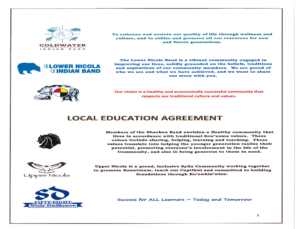 Local Education Agreement