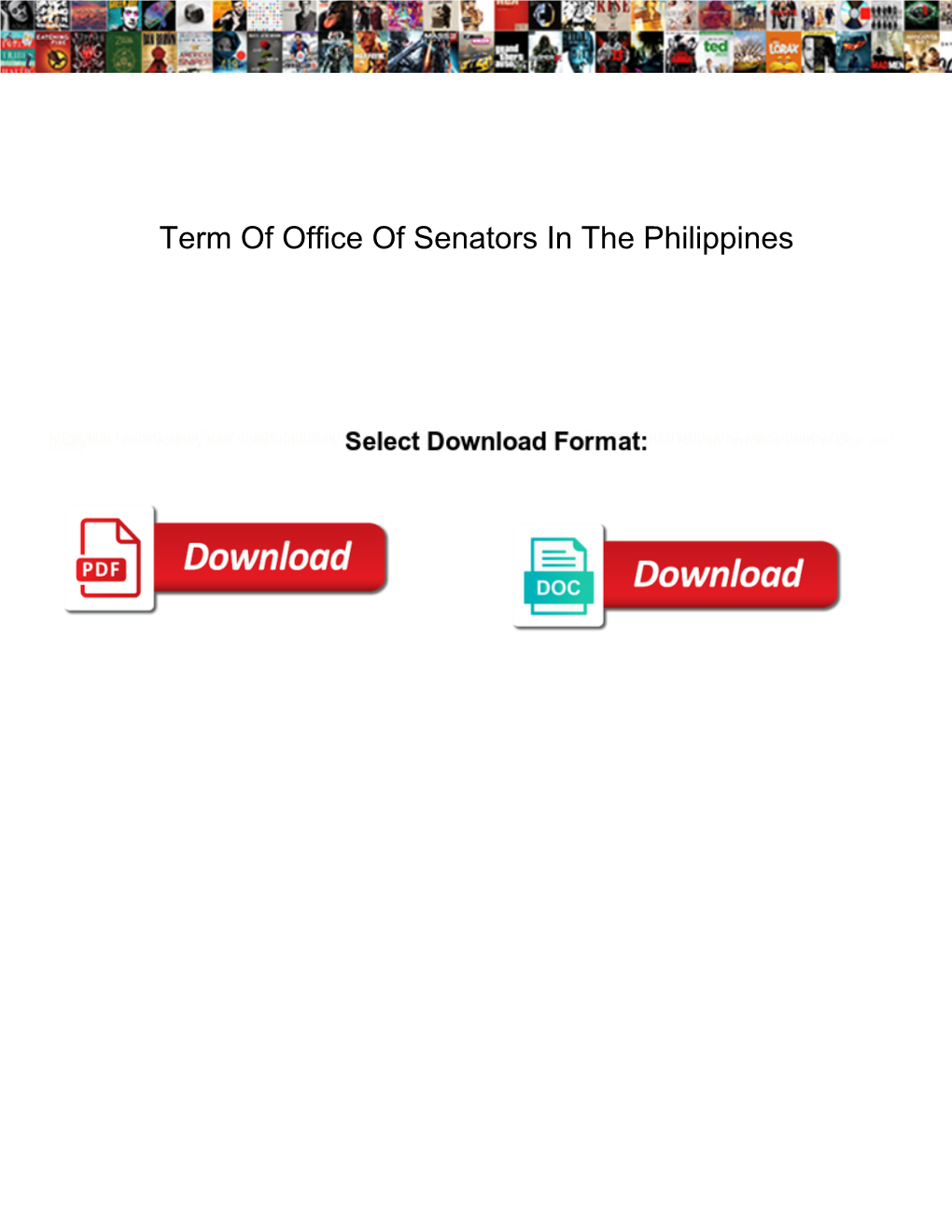 Term of Office of Senators in the Philippines