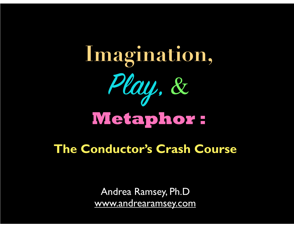 MSVMA Imagination Play & Metaphor