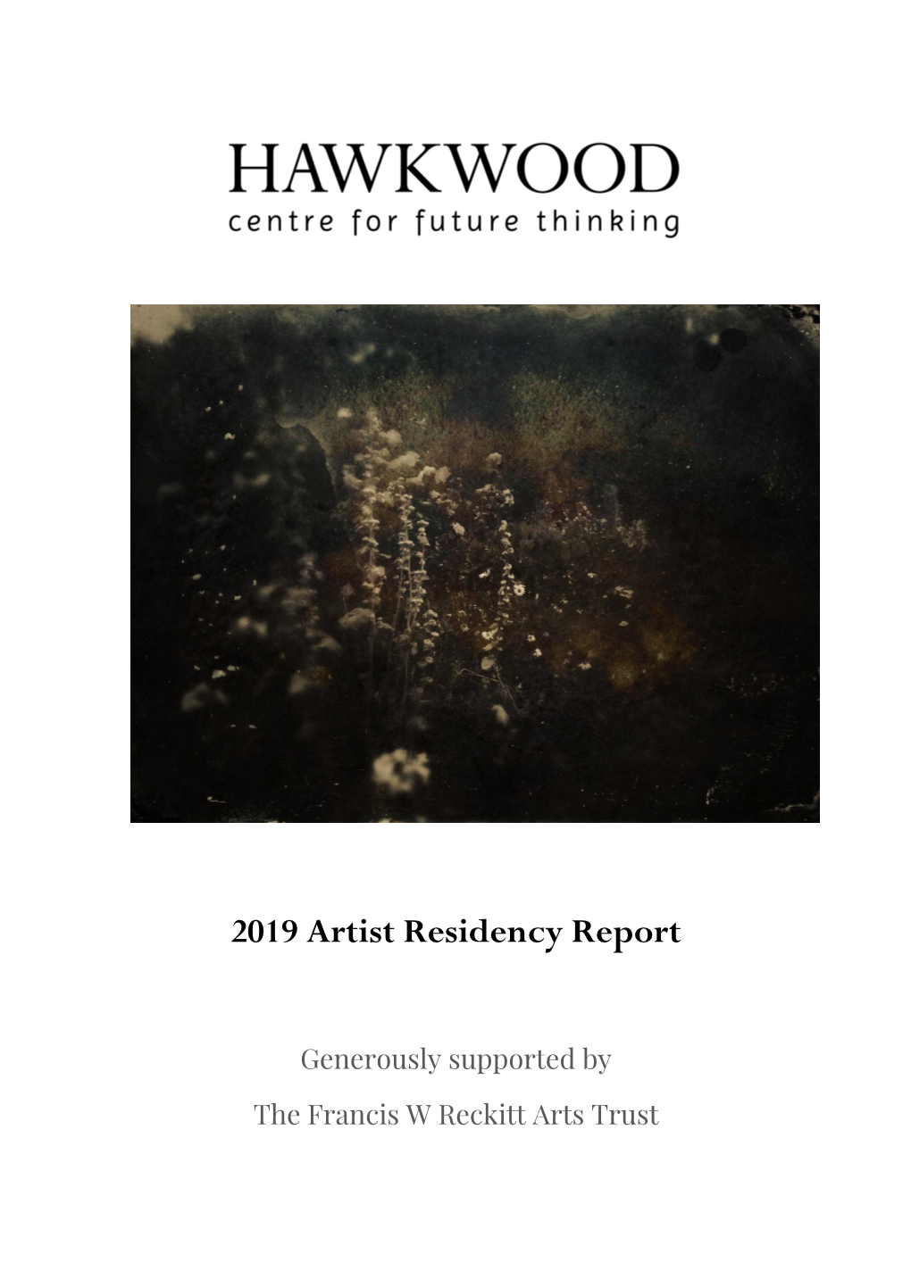 2019 Artist Residency Report