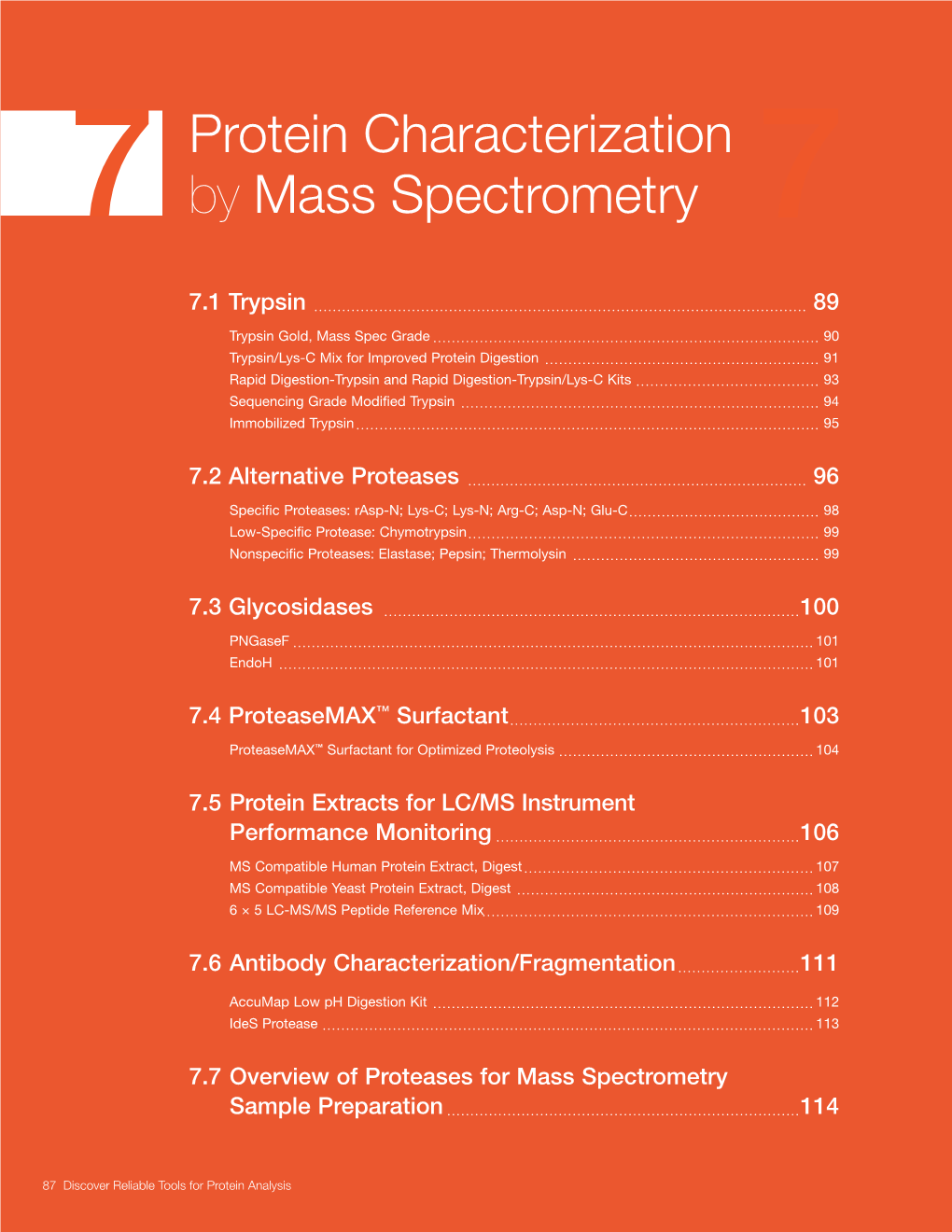 Protein Characterization by Mass Spectrometry Chapter 7 BR266