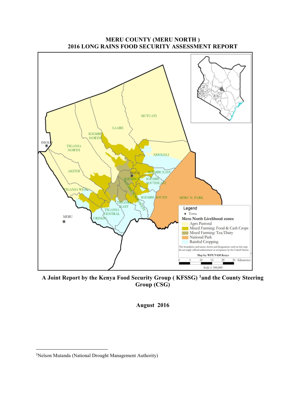 County/District Report Format