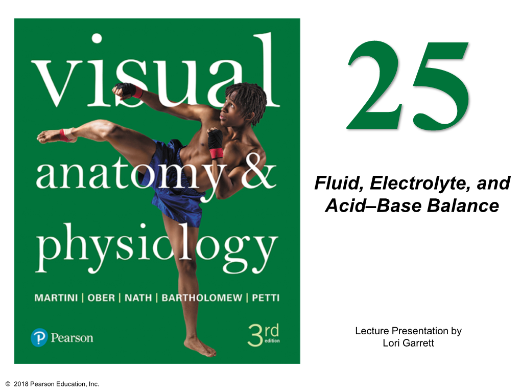 Fluid, Electrolyte, and Acid–Base Balance