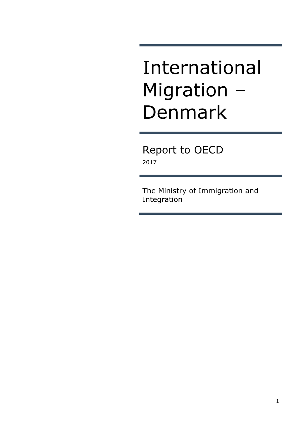 International Migration – Denmark