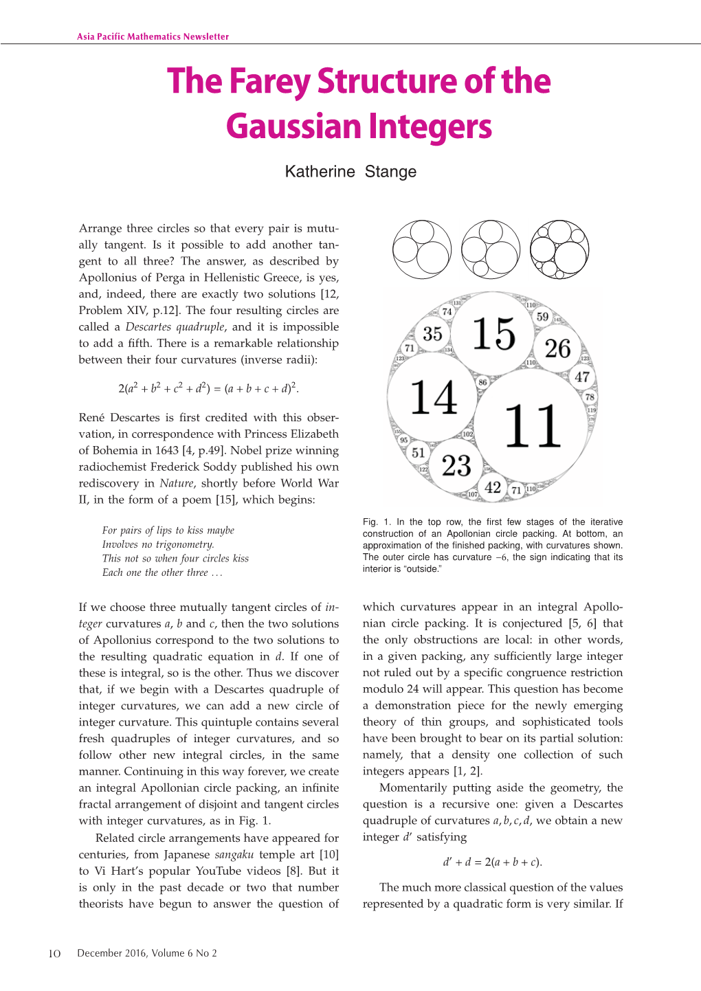 The Farey Structure of the Gaussian Integers