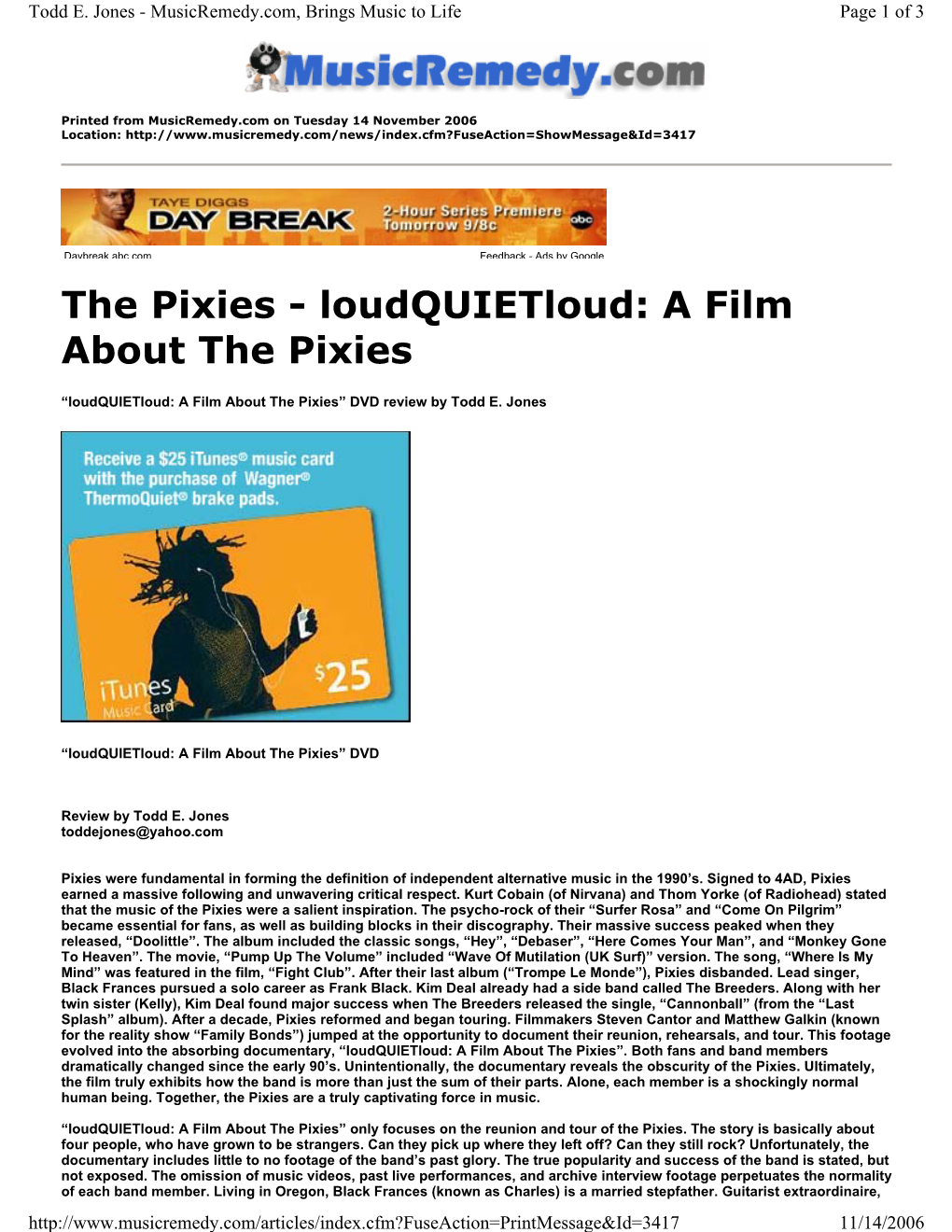 The Pixies - Loudquietloud: a Film About the Pixies