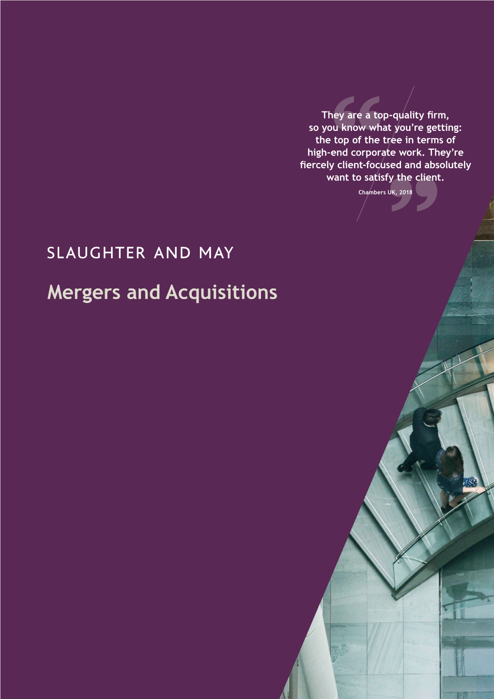 Mergers and Acquisitions Brochure July 2018