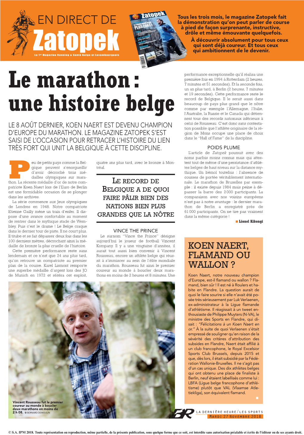 Le Marathon: Une Histoire Belge