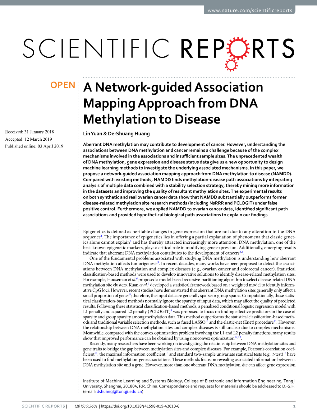 A Network-Guided Association Mapping Approach from DNA