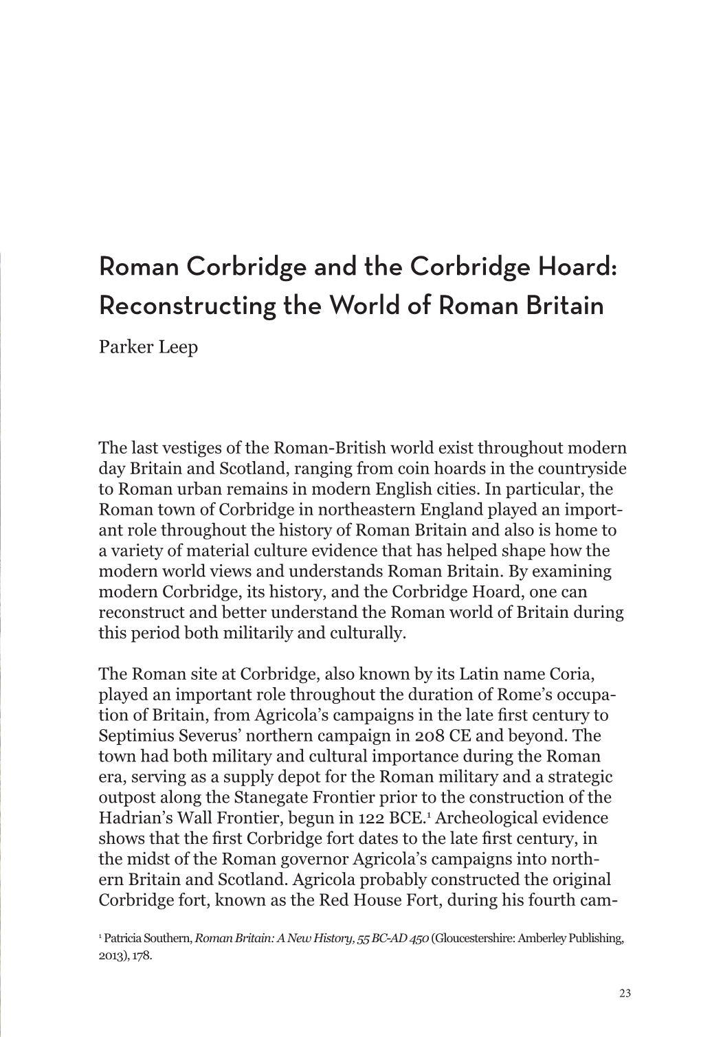 Reconstructing the World of Roman Britain